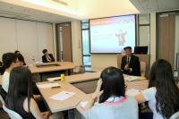 Mr Daniel Chow speaking on 'Polishing and projecting your professional image in the workplace'